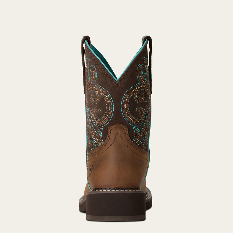 Ariat Women's Fatbaby Heritage Western Boot (Distressed Brown/Fudge)