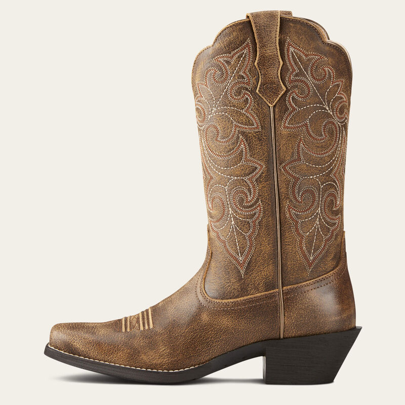 Ariat Women's Round Up Square Toe Western Boot (Vintage Bomber)