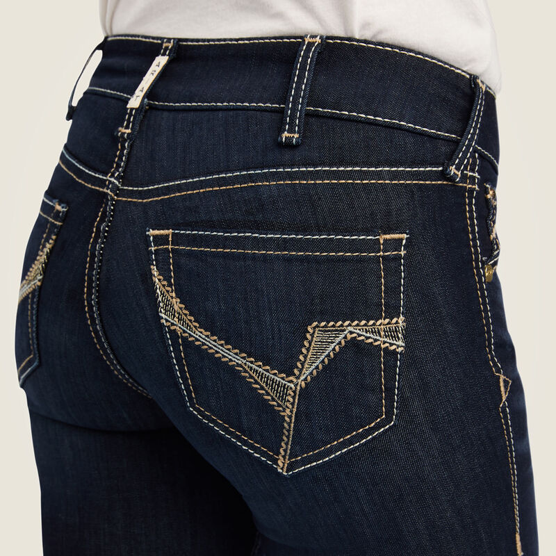 Ariat Women’s R.E.A.L. Perfect Rise Arrow Danna Boot Cut Jean (Nashville)