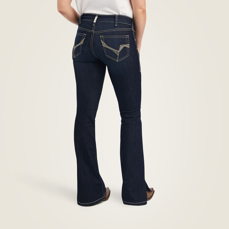 Ariat Women’s R.E.A.L. Perfect Rise Arrow Danna Boot Cut Jean (Nashville)