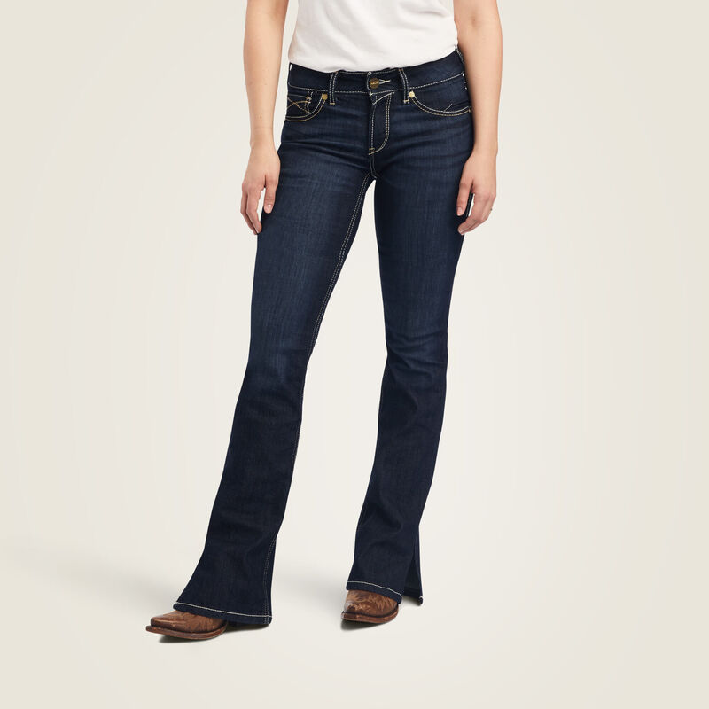 Ariat Women’s R.E.A.L. Perfect Rise Arrow Danna Boot Cut Jean (Nashville)
