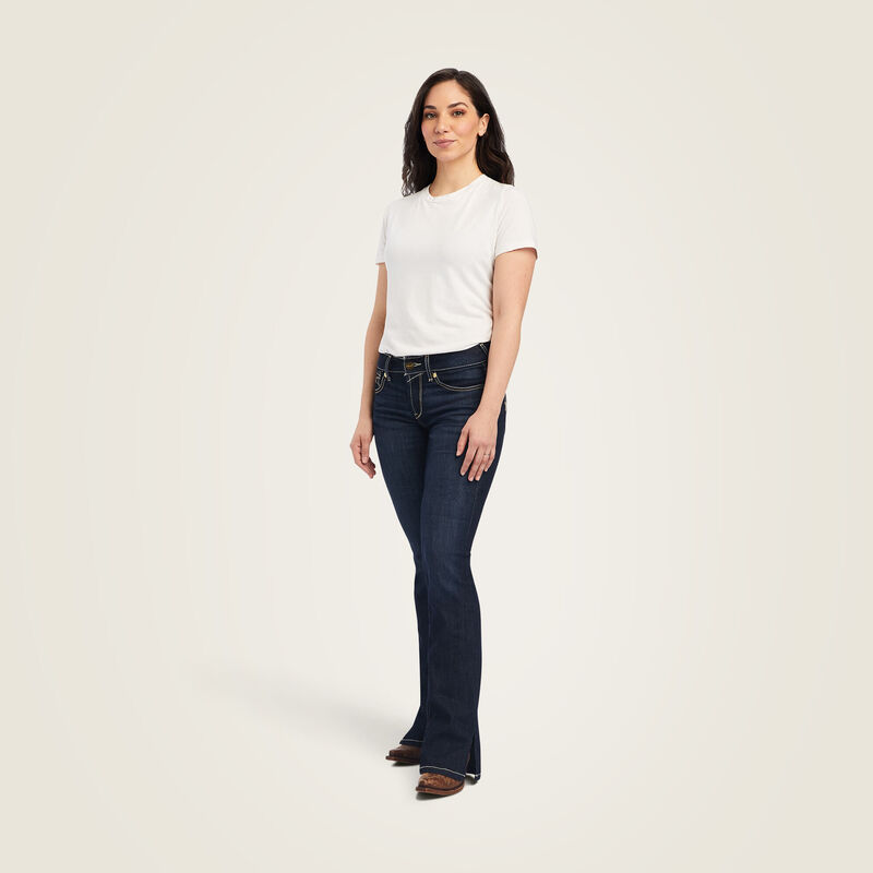 Ariat Women’s R.E.A.L. Perfect Rise Arrow Danna Boot Cut Jean (Nashville)