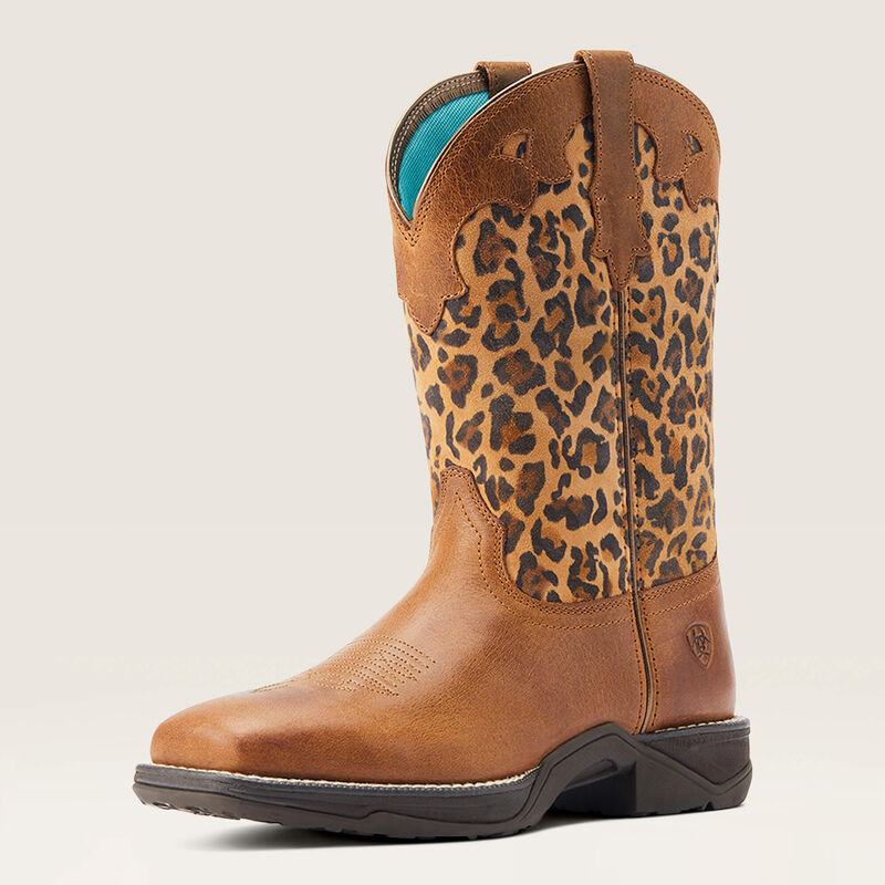Ariat Women's Anthem Savanna Western Boot (Tortuga Print/Leopard Print)