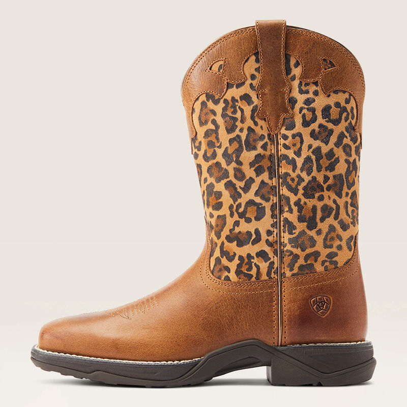 Ariat Women's Anthem Savanna Western Boot (Tortuga Print/Leopard Print)