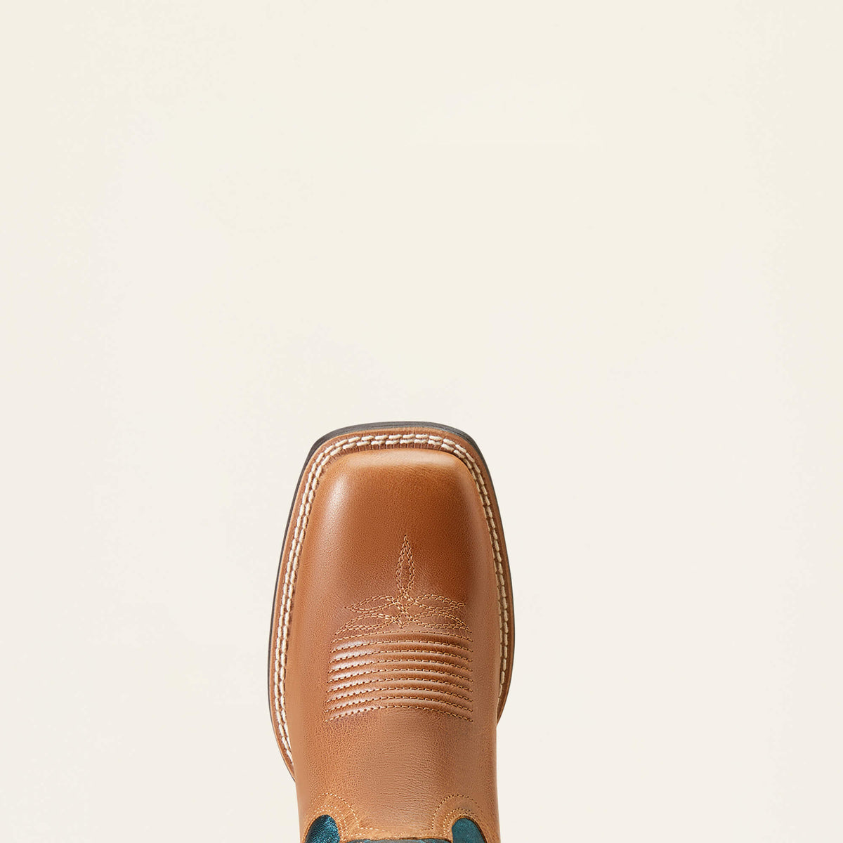 Women's Ariat Longview Western Boot (Buttered Rum/Metallic Sea)