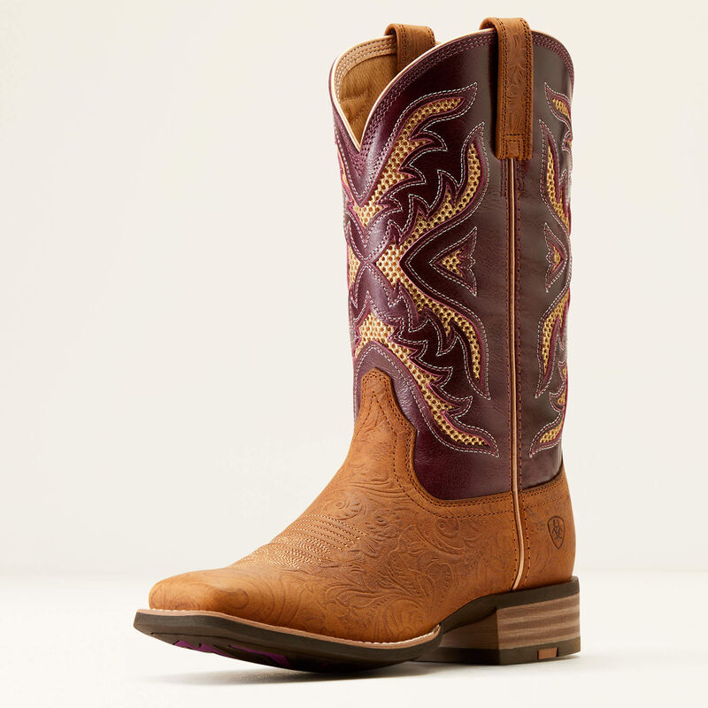 Ariat Women's Angelo VentTEK 360 Wide Square Toe Western Boot