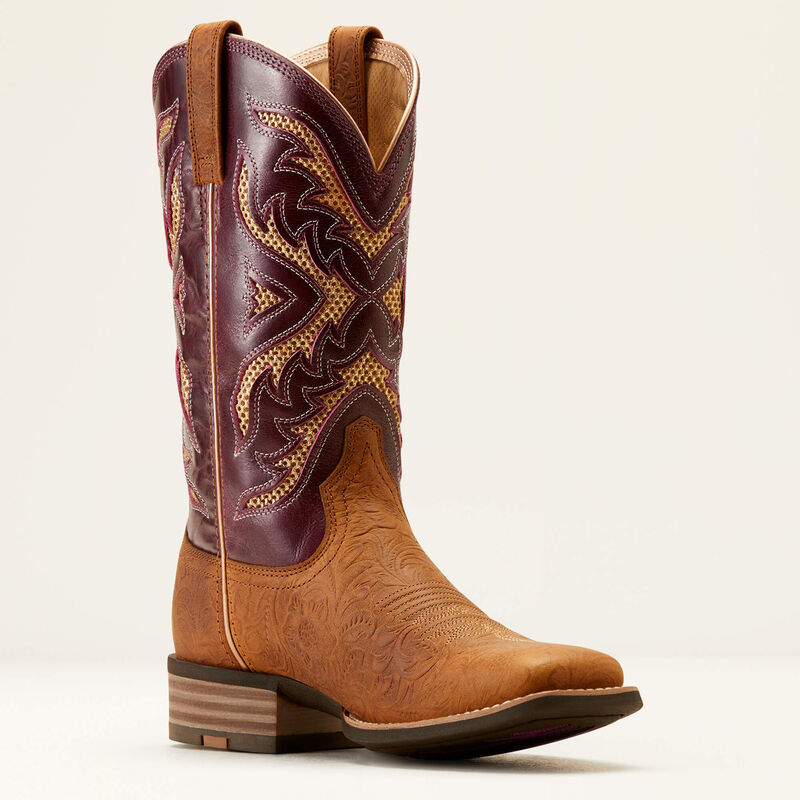 Ariat Women's Angelo VentTEK 360 Wide Square Toe Western Boot