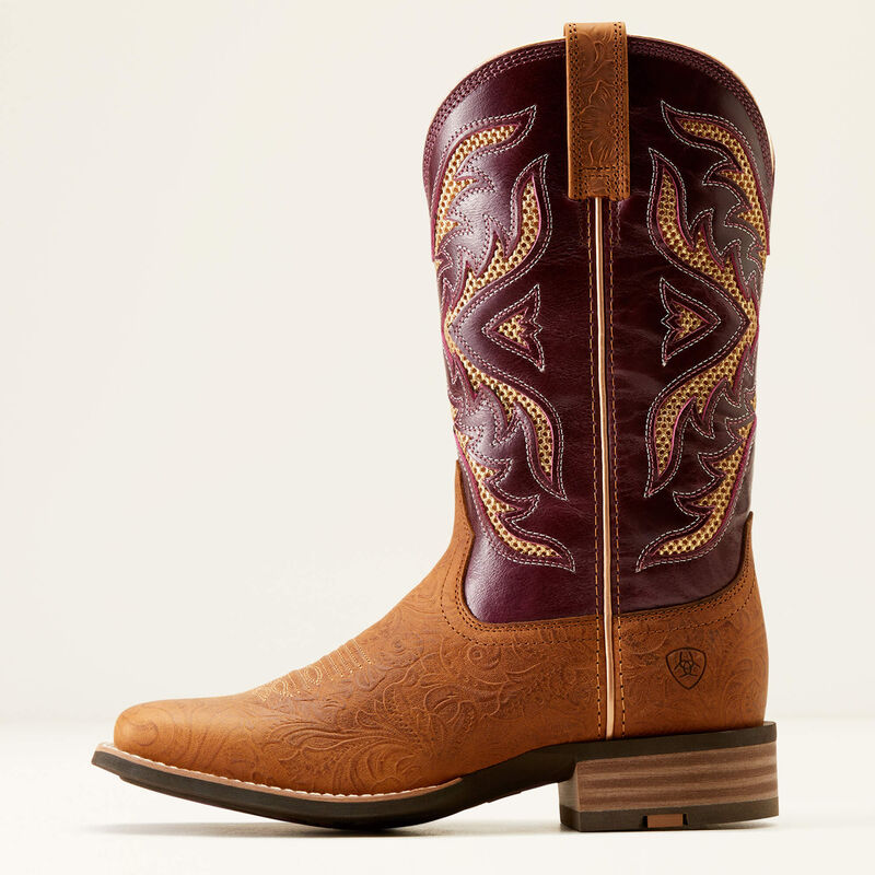 Ariat Women's Angelo VentTEK 360 Wide Square Toe Western Boot