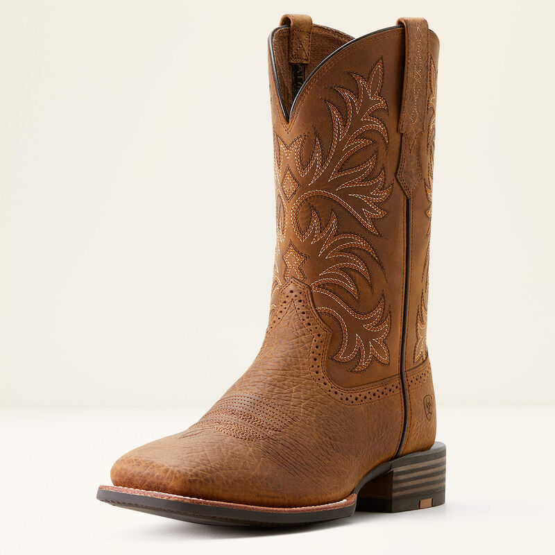 ARIAT Men's Oakwood Cowboy Boot (Earth/Distressed Brown)