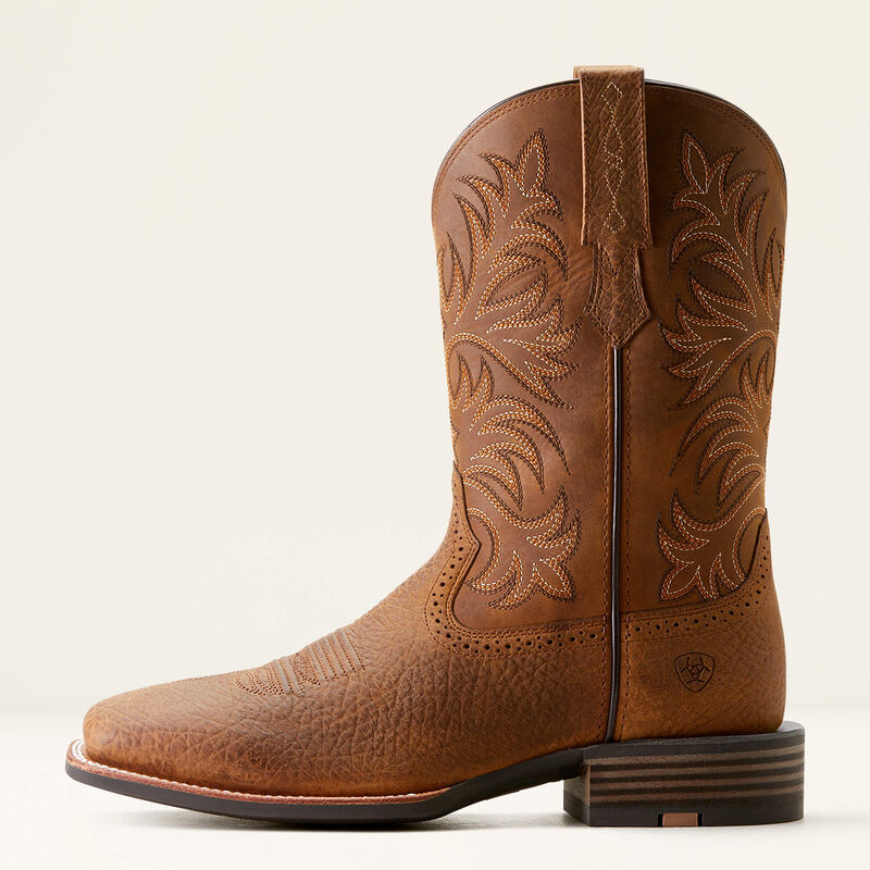 ARIAT Men's Oakwood Cowboy Boot (Earth/Distressed Brown)