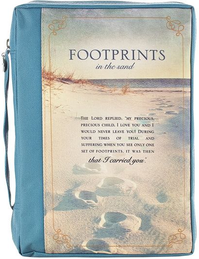 Footprints XL Bible Cover