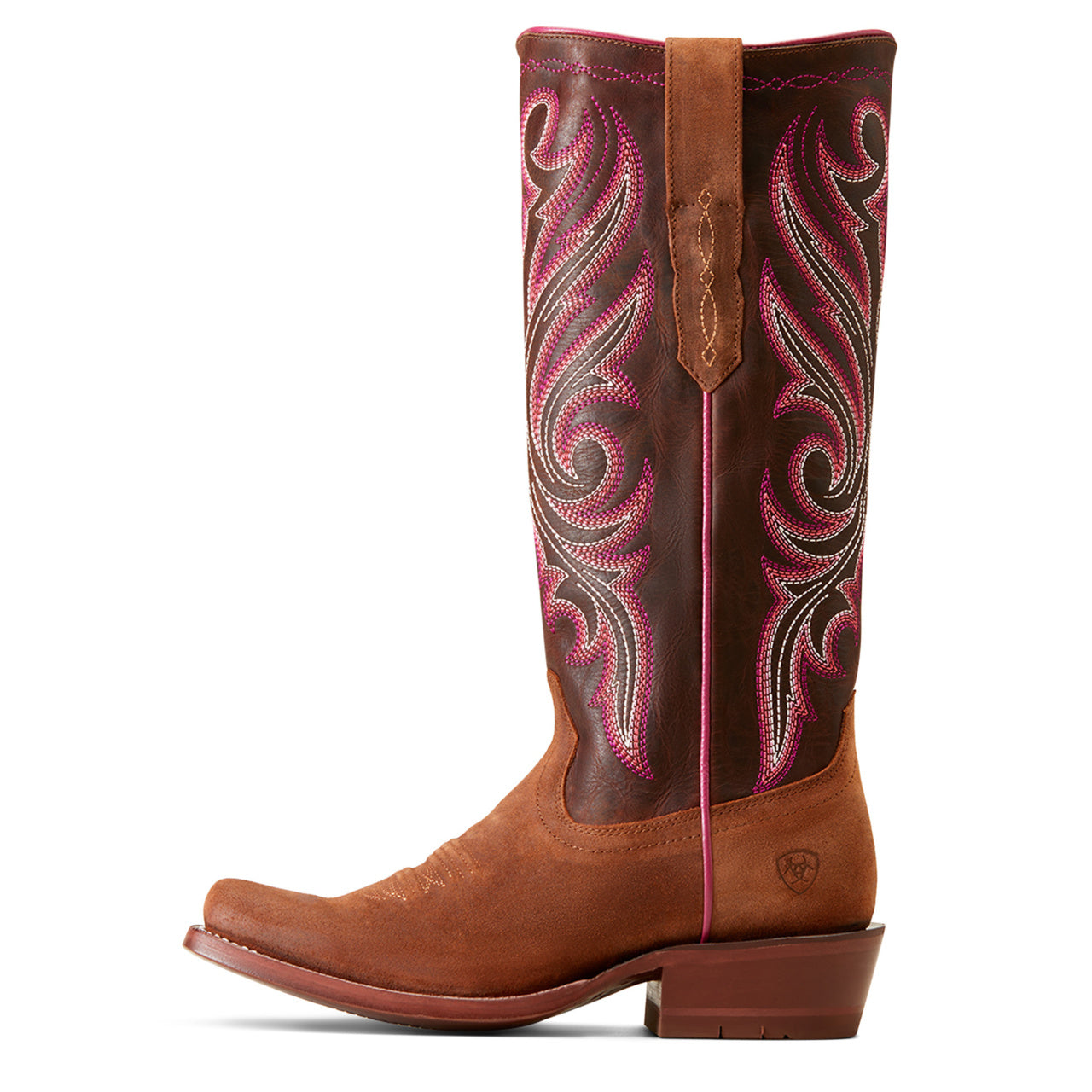 Ariat Womens Futurity Starlight StretchFit Terracotta Roughout-Brazen Tan Boot