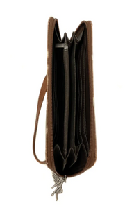 Angel Ranch Women's Zip Clutch Wallet (Deer Collection)