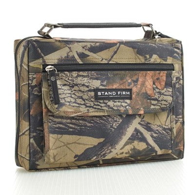 Stand Firm Bible Cover (Camo) (Medium)