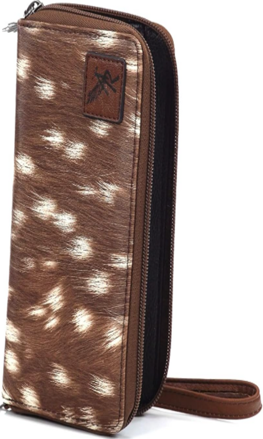 Angel Ranch Women's Zip Clutch Wallet (Deer Collection)