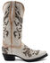 Ferrini Women's Sasha Inlay Western Boots - Snip Toe (Cream)