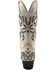 Ferrini Women's Sasha Inlay Western Boots - Snip Toe (Cream)