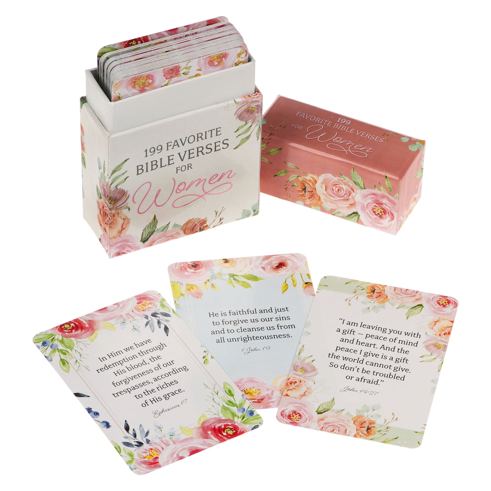 101 Favorite Bible Verses for Women, Inspirational Scripture Cards to Keep or Share