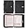 Jesus Fish Badge Men/Women Tri-Fold Organizer Bible Cover Zipper Closure, Black Canvas, Large