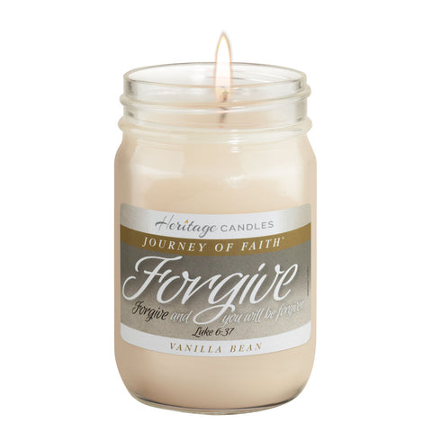12 Oz FORGIVE Journey of Faith Heritage Candles