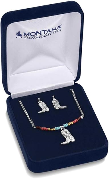 Colorstruck Cowboy Boot Beaded Jewelry Set - Montana Silversmiths