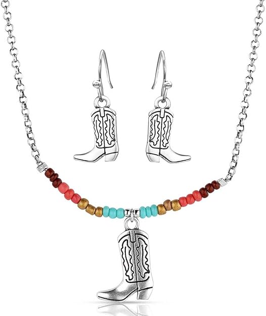 Colorstruck Cowboy Boot Beaded Jewelry Set - Montana Silversmiths