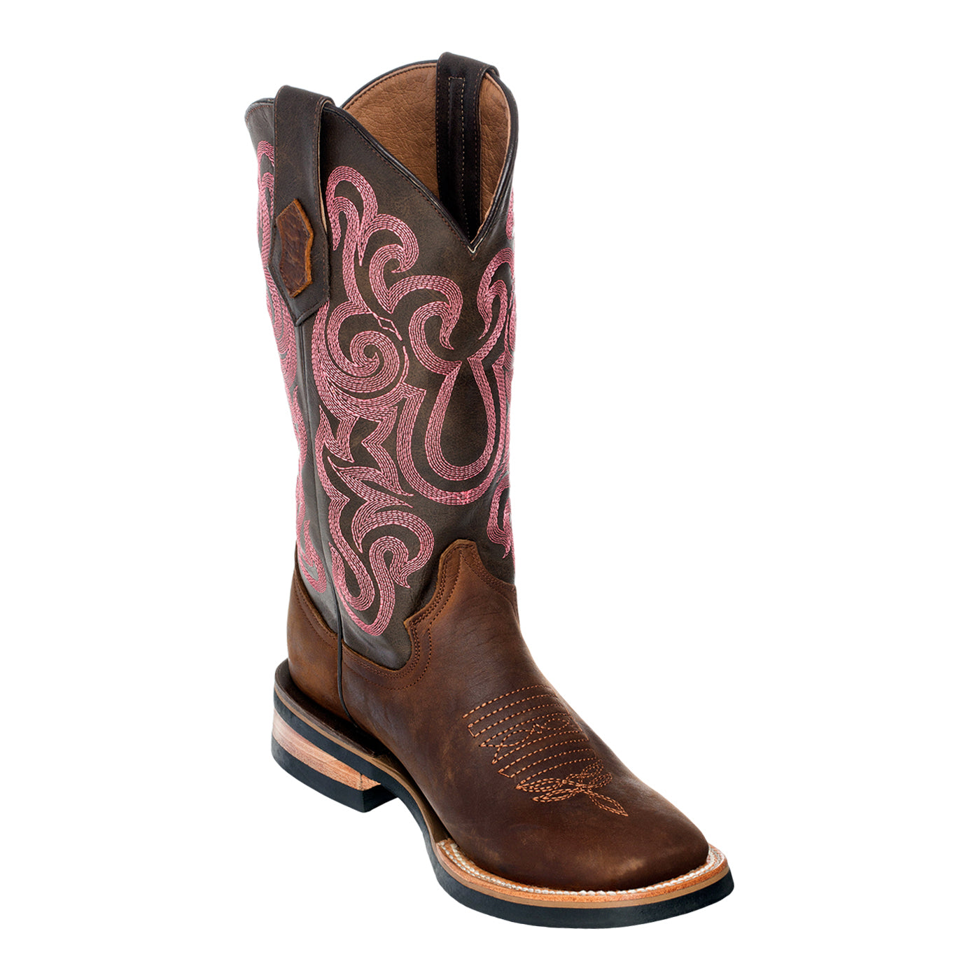 Ferrini Women’s Maverick Square Toe Boots (Chocolate)