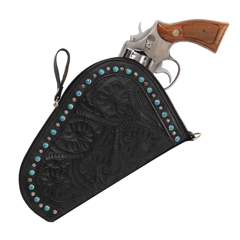 American West Tooled/Padded Gun Case (Black)