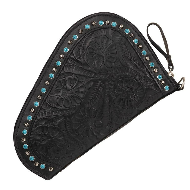 American West Tooled/Padded Gun Case (Black)