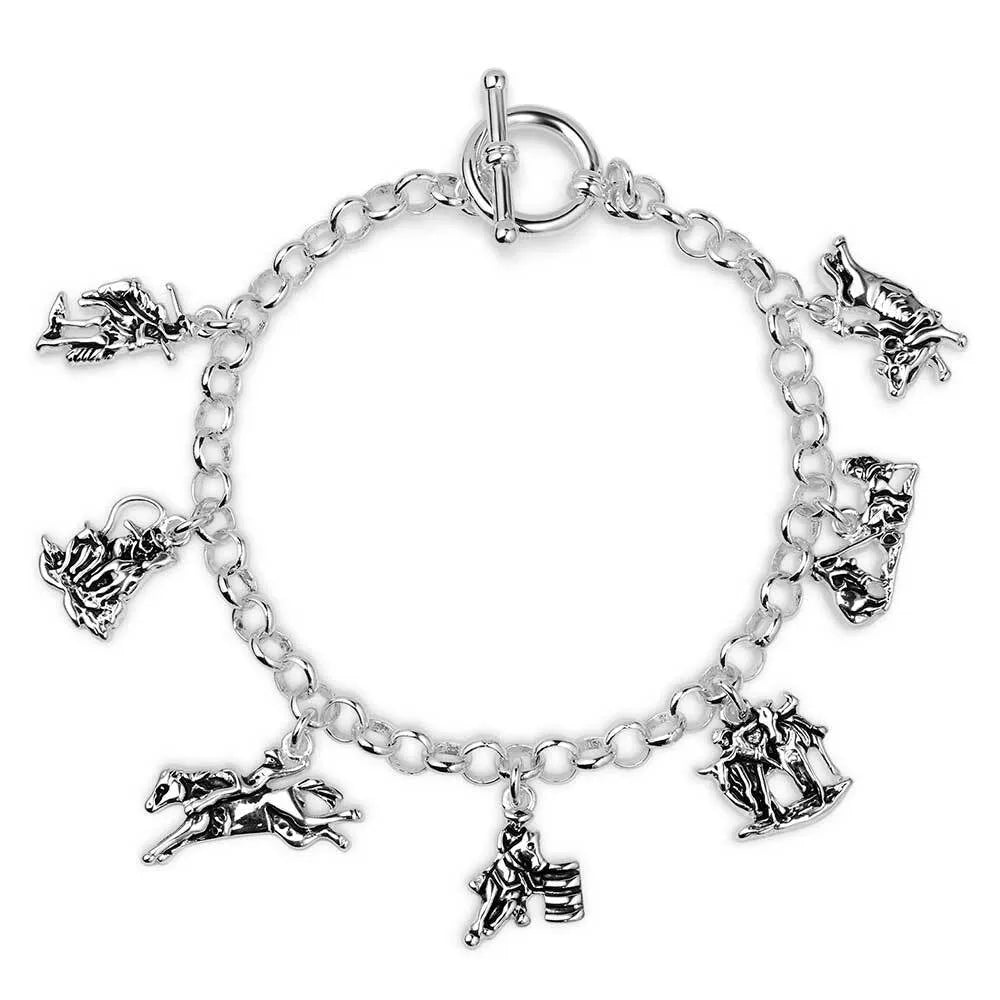 Charms of Champions Rodeo Bracelet - Montana Silversmiths