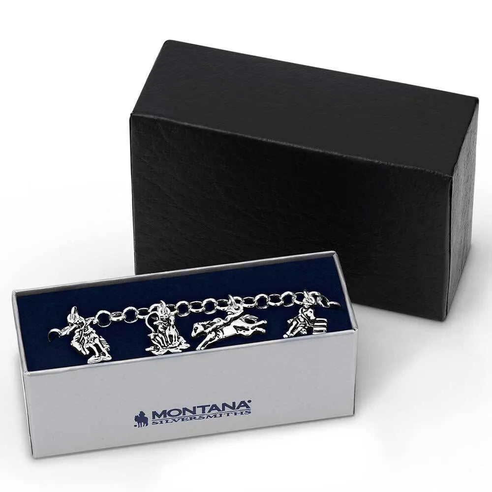 Charms of Champions Rodeo Bracelet - Montana Silversmiths