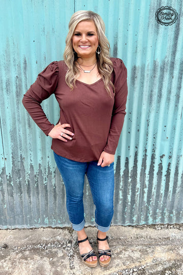 Sterling Kreek Something Classy Top (Brown)