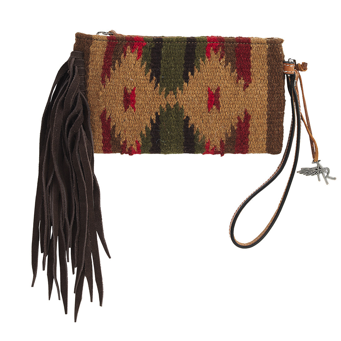 Angel Ranch Southwest Collection Fringe Wristlet