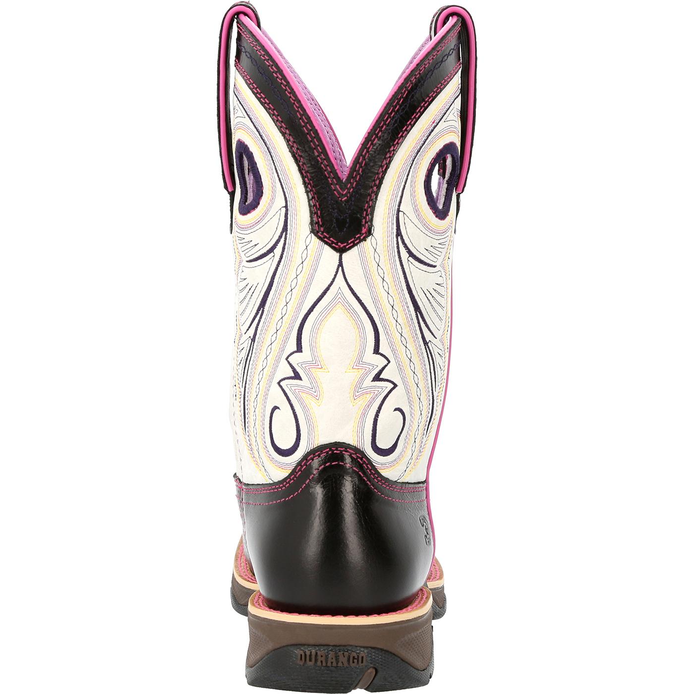 Durango® Lady Rebel™ Women's Western Boot (Raven Black/White)