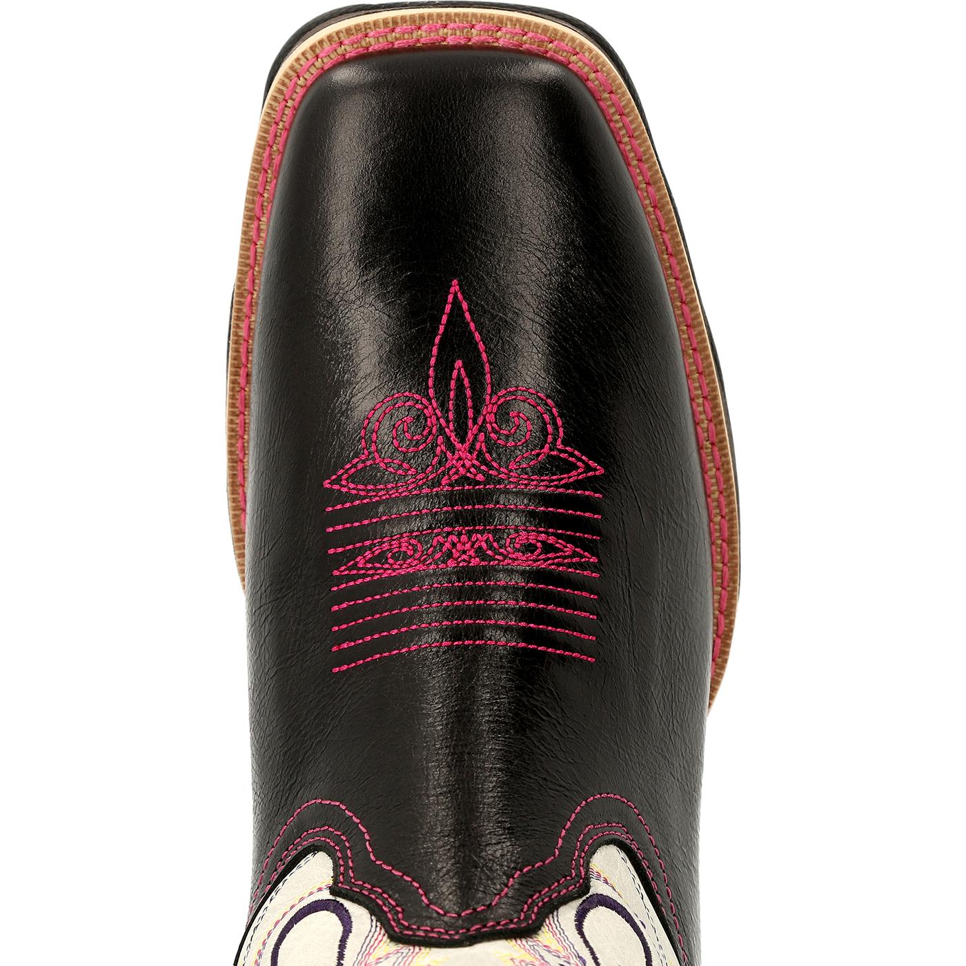 Durango® Lady Rebel™ Women's Western Boot (Raven Black/White)