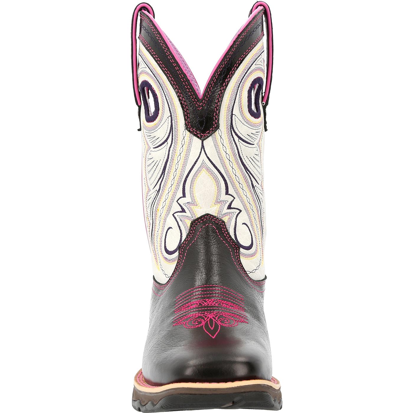 Durango® Lady Rebel™ Women's Western Boot (Raven Black/White)