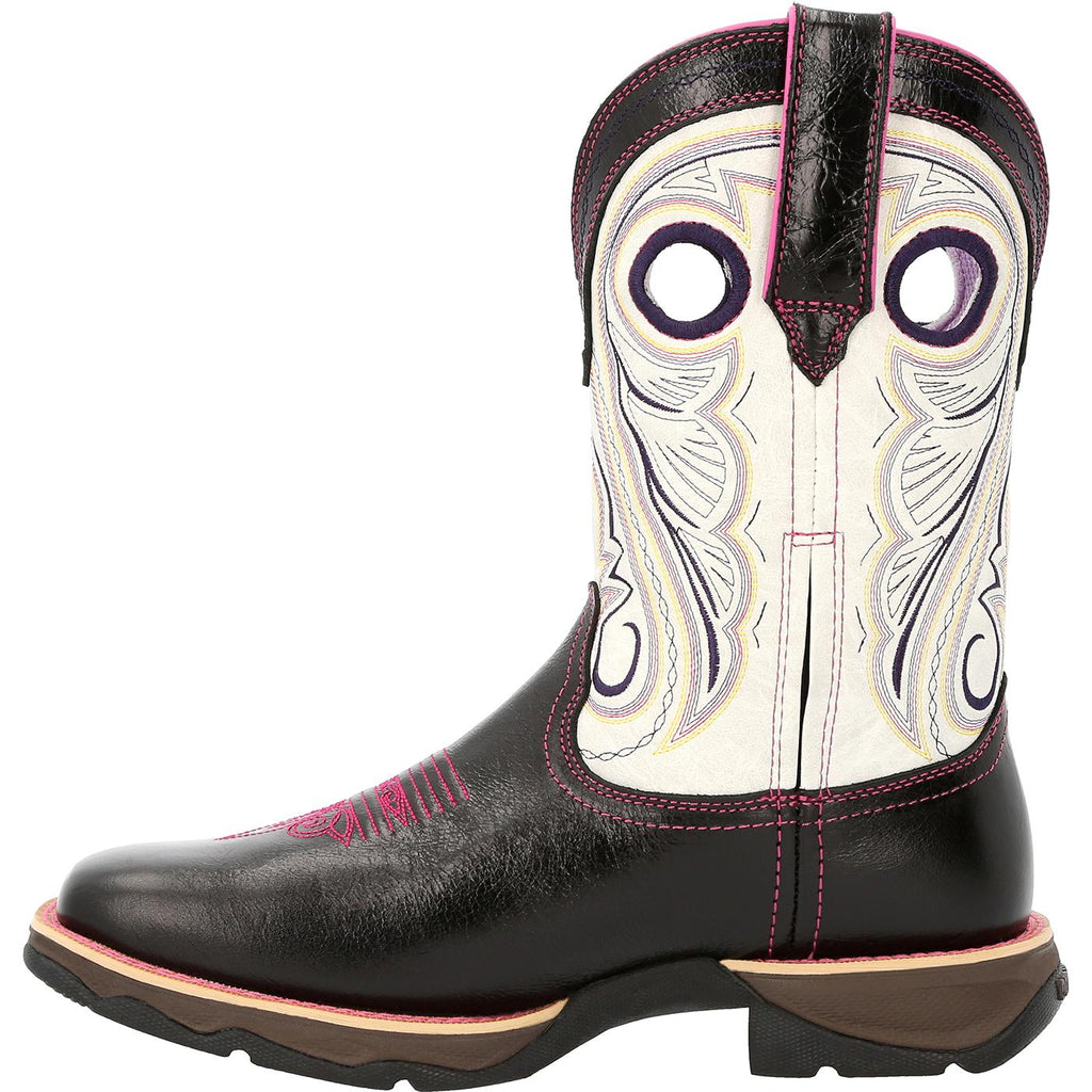 Durango® Lady Rebel™ Women's Western Boot (Raven Black/White)
