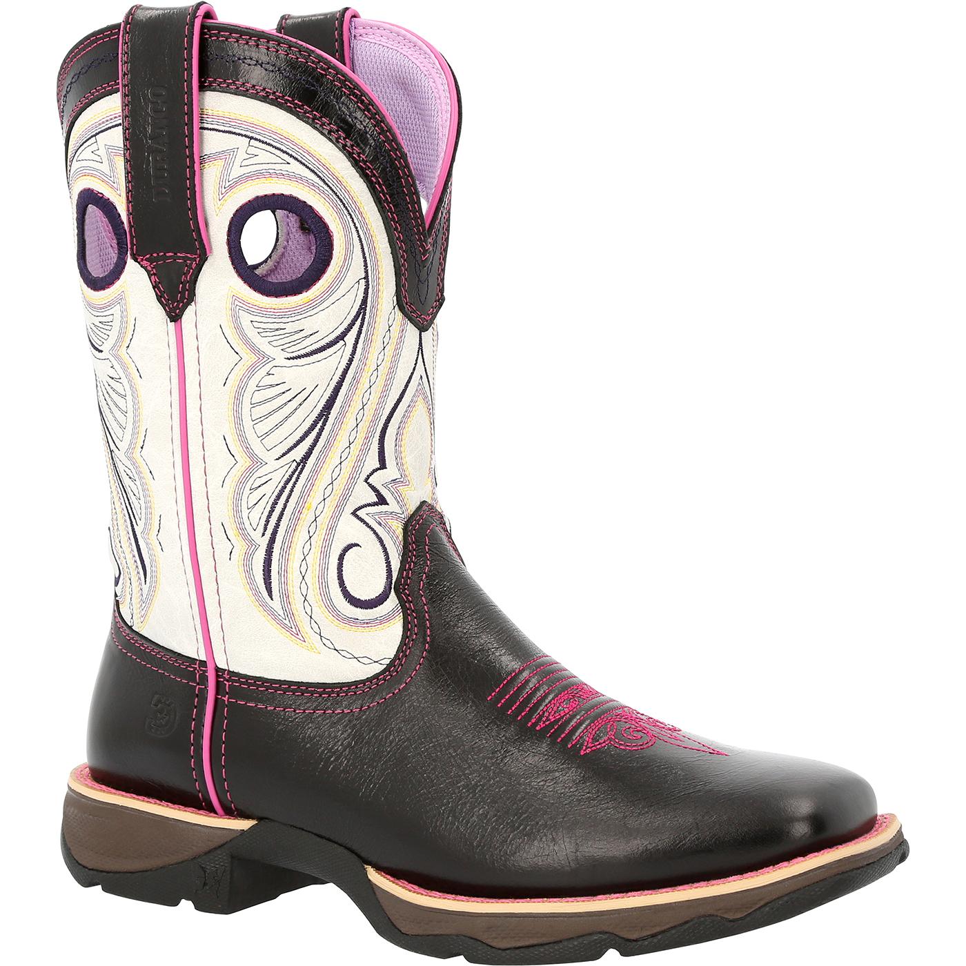 Durango® Lady Rebel™ Women's Western Boot (Raven Black/White)