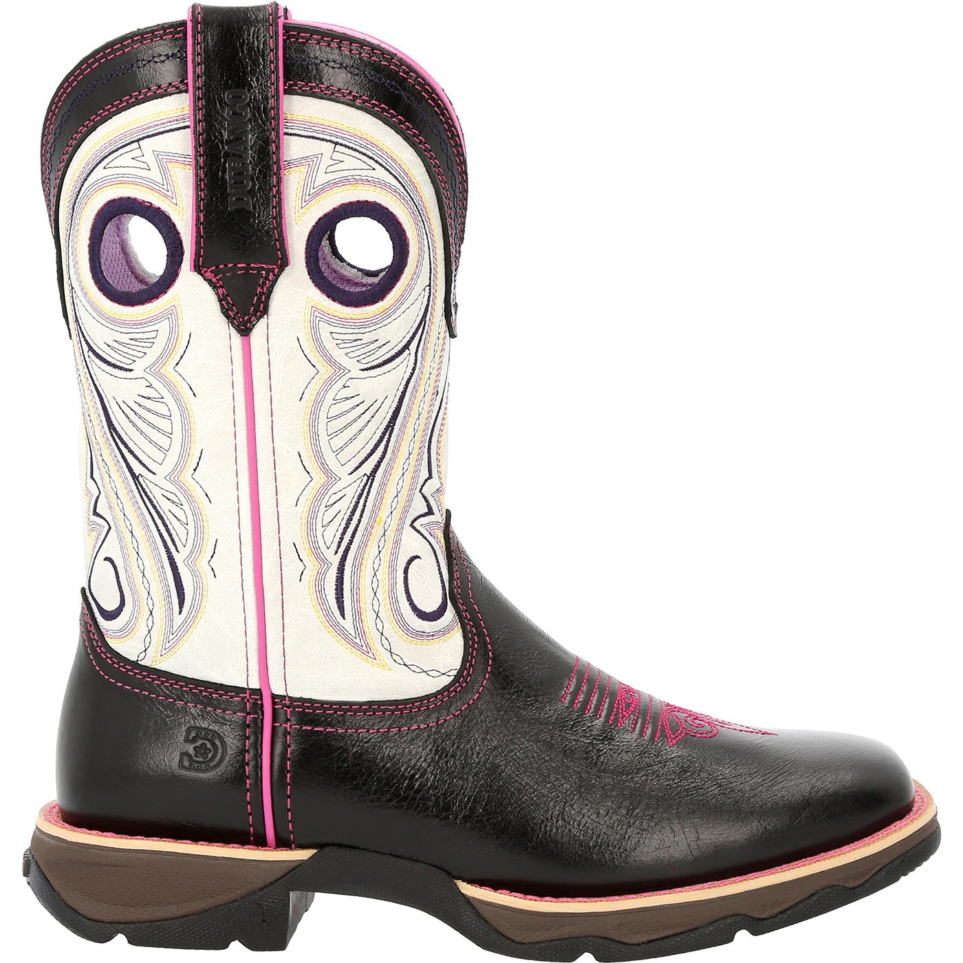 Durango® Lady Rebel™ Women's Western Boot (Raven Black/White)
