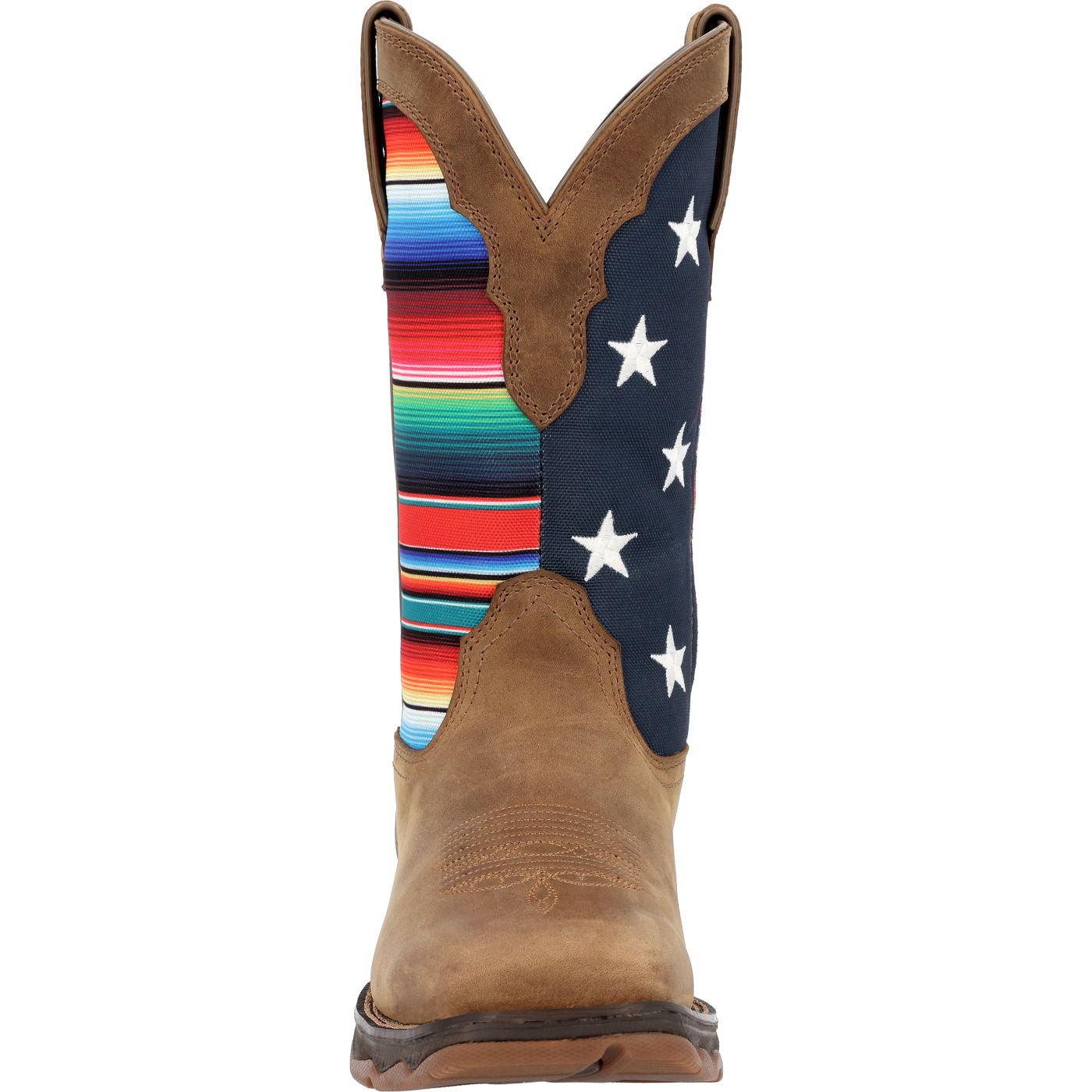 Lady Rebel by Durango® Women's Dusty Brown Serape Flag Western Boot