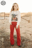 STERLING KREEK WALKING WEST DENIM RED (LONG)