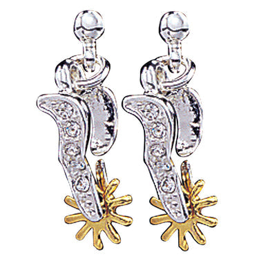 Montana Silversmiths Women's Sparkling Spurs Drop Earrings