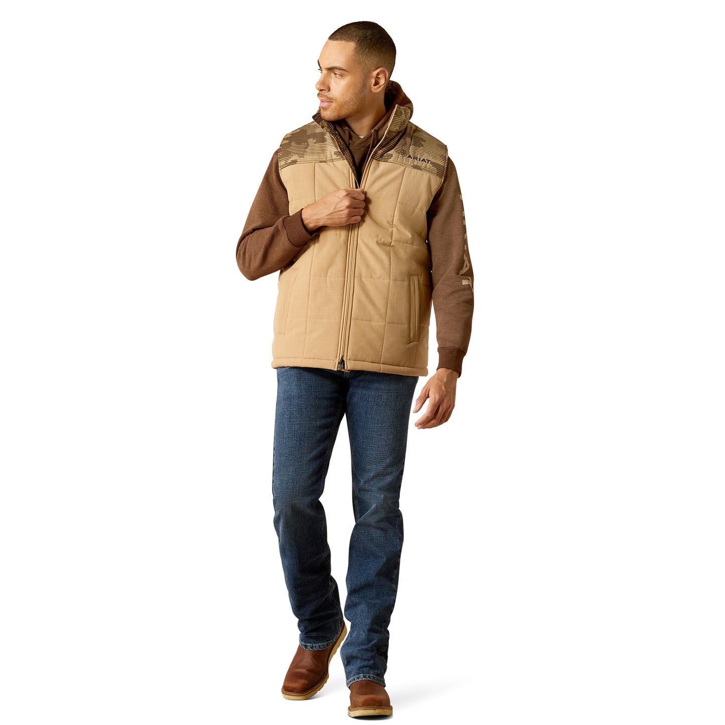 Crius Concealed Carry Insulated Vest (Cornstalk Heather)