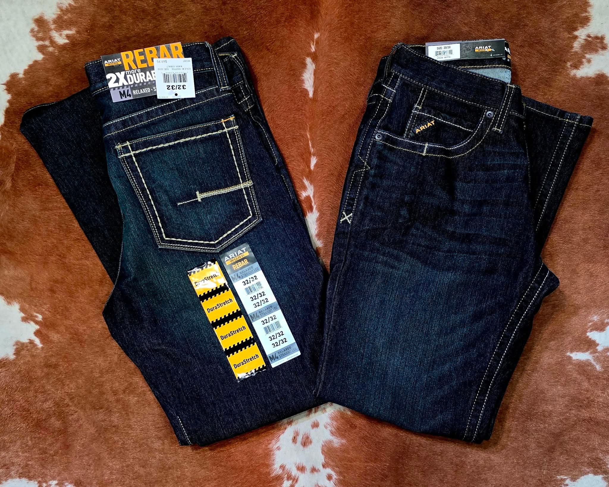 MEN'S ARIAT M4 REBAR RELAXED FIT STRAIGHT LEG JEAN