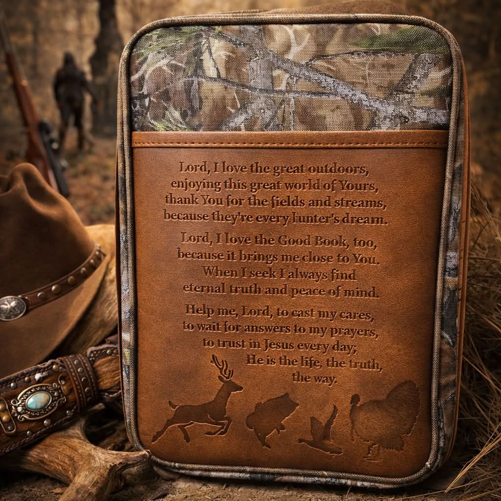 Hunter's Prayer Bible Cover Large Print