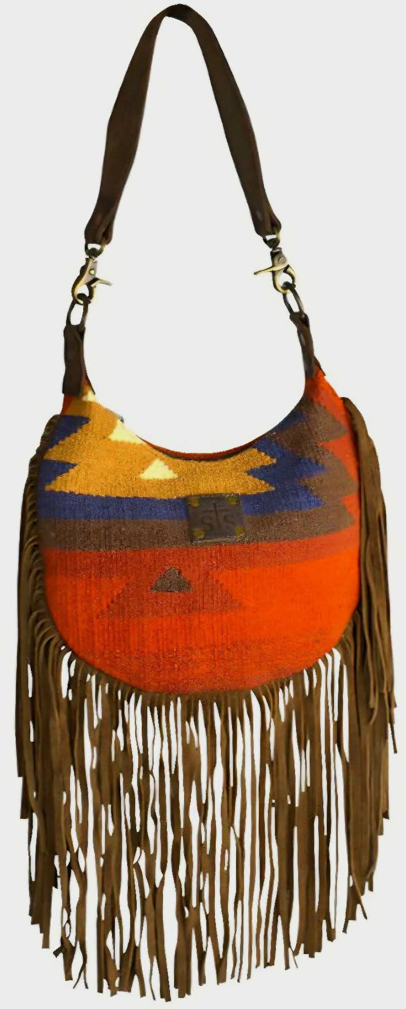 STS Ranchwear By Carroll Women's Crimson Sun Nellie Fringe Bag