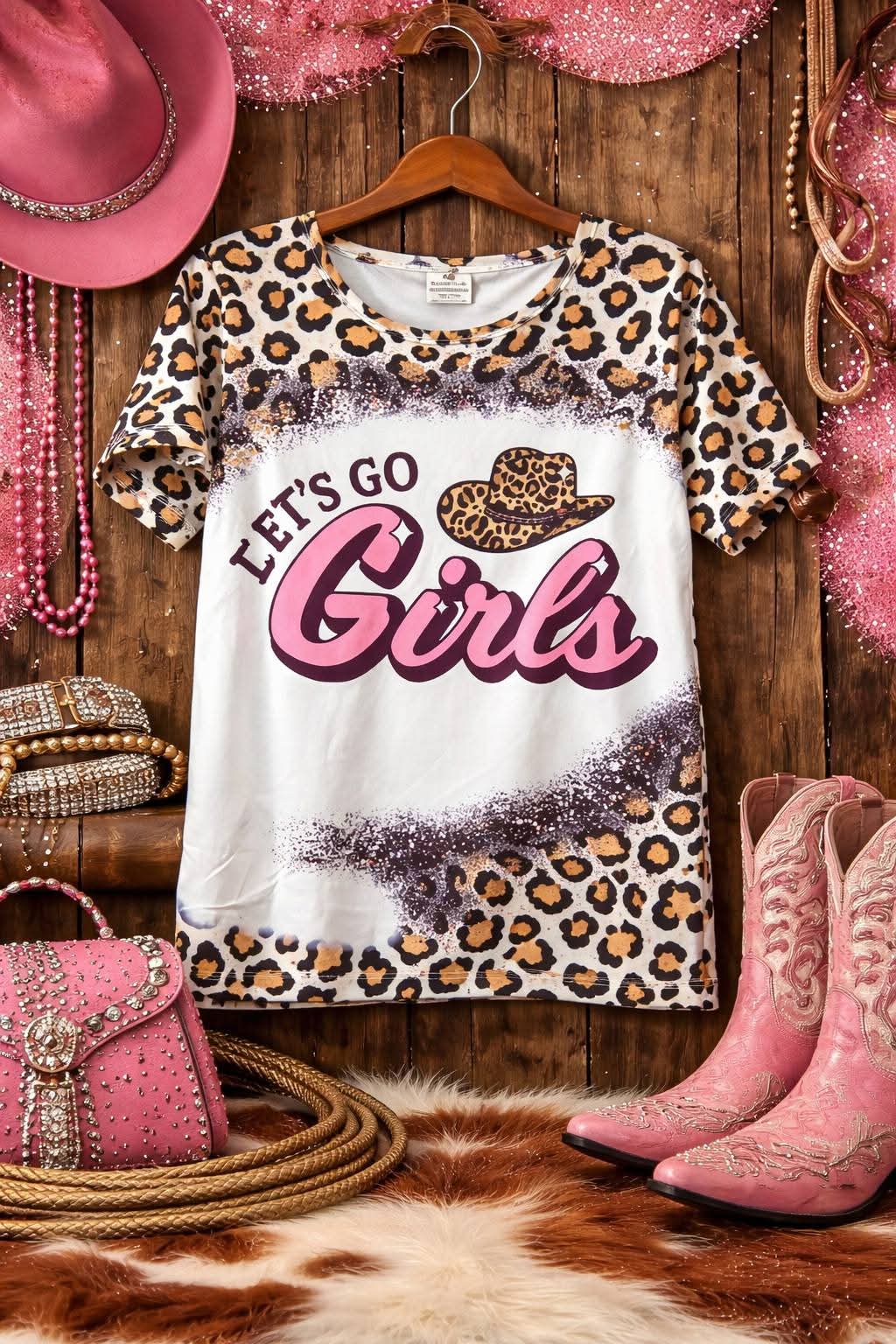 Let's Go Girls Short Sleeve Blouse