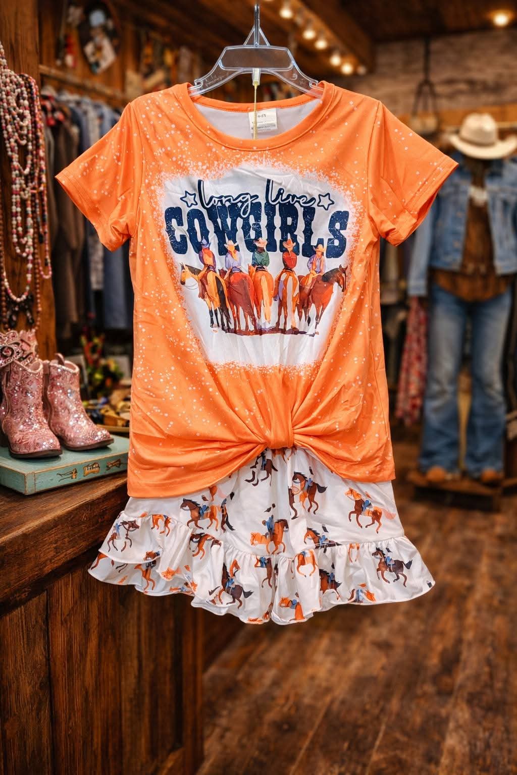 Long Live Cowgirls Girl's 2 Pc. Set