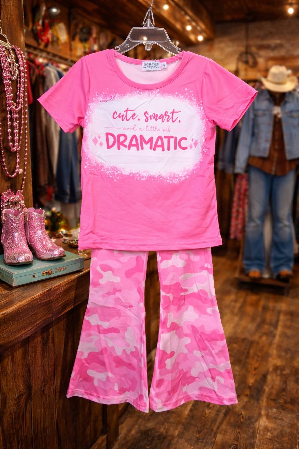 Cute, Smart & A Little Bit Dramatic Girl's 2 Pc. Set