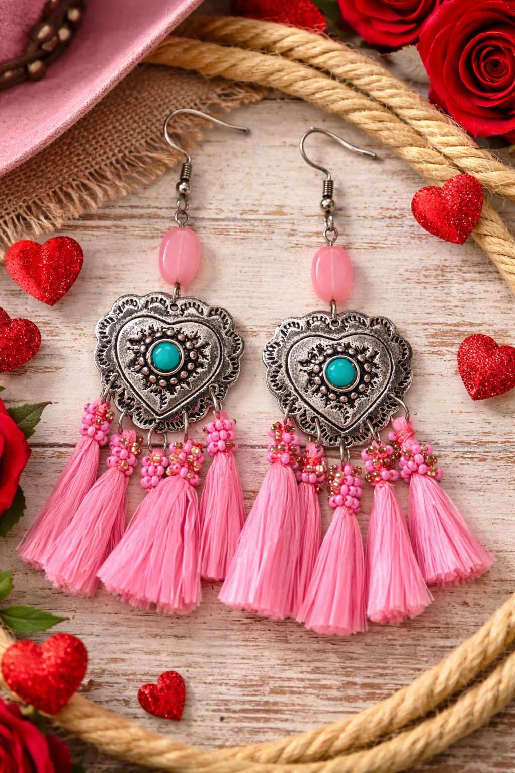 Myra Heart Earrings